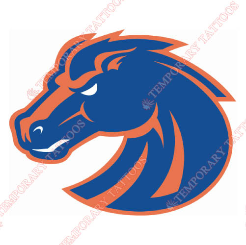 Boise State Broncos Customize Temporary Tattoos Stickers NO.4010